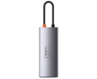 BASEUS Hub 6w1 Metal Gleam USB-C do 3x USB 3.0 + HDMI + USB-C PD + RJ45 CAHUB-CW0G - 731597 - zdjęcie 5